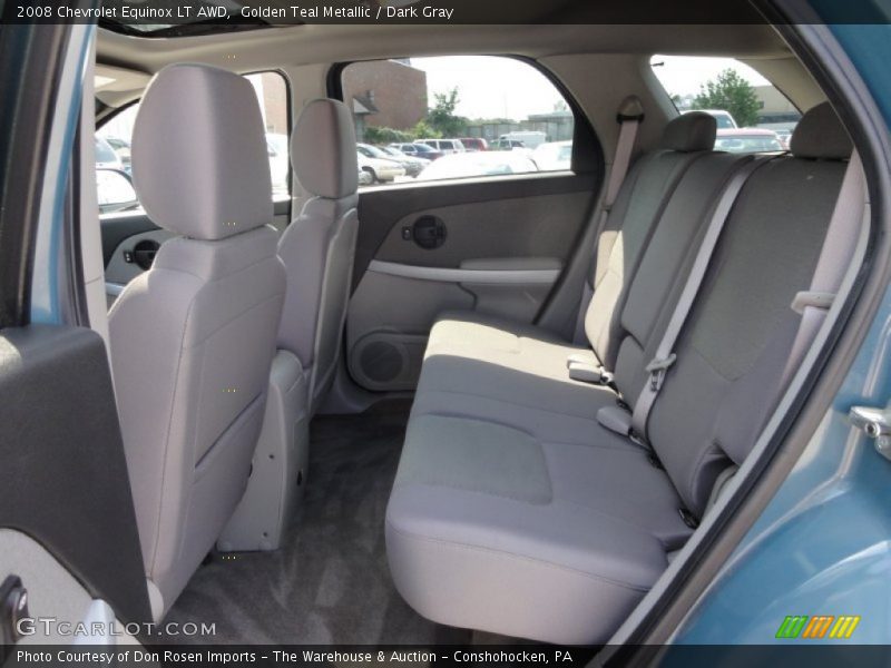 Golden Teal Metallic / Dark Gray 2008 Chevrolet Equinox LT AWD