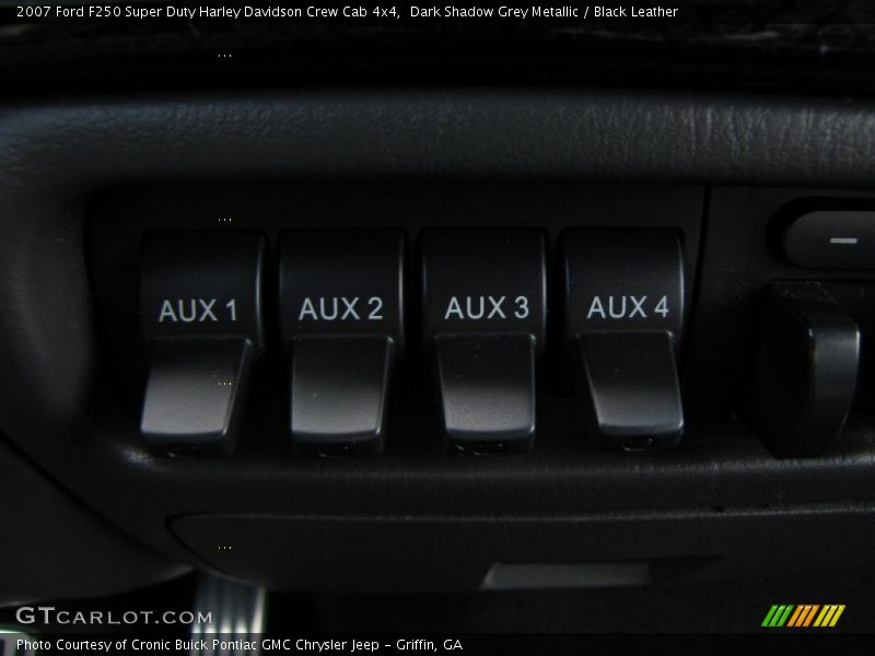 Dark Shadow Grey Metallic / Black Leather 2007 Ford F250 Super Duty Harley Davidson Crew Cab 4x4