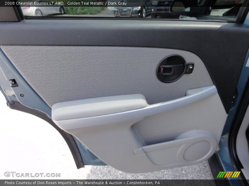 Golden Teal Metallic / Dark Gray 2008 Chevrolet Equinox LT AWD
