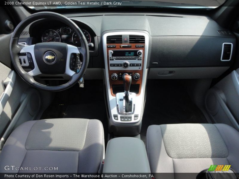 Golden Teal Metallic / Dark Gray 2008 Chevrolet Equinox LT AWD