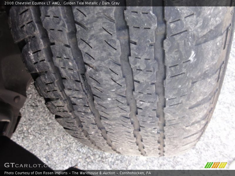 Golden Teal Metallic / Dark Gray 2008 Chevrolet Equinox LT AWD