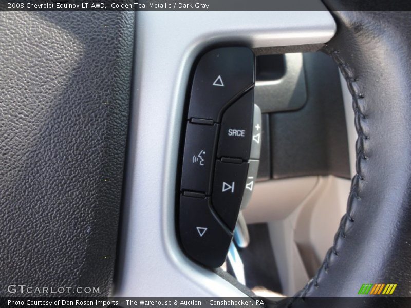 Golden Teal Metallic / Dark Gray 2008 Chevrolet Equinox LT AWD