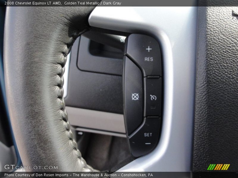 Golden Teal Metallic / Dark Gray 2008 Chevrolet Equinox LT AWD