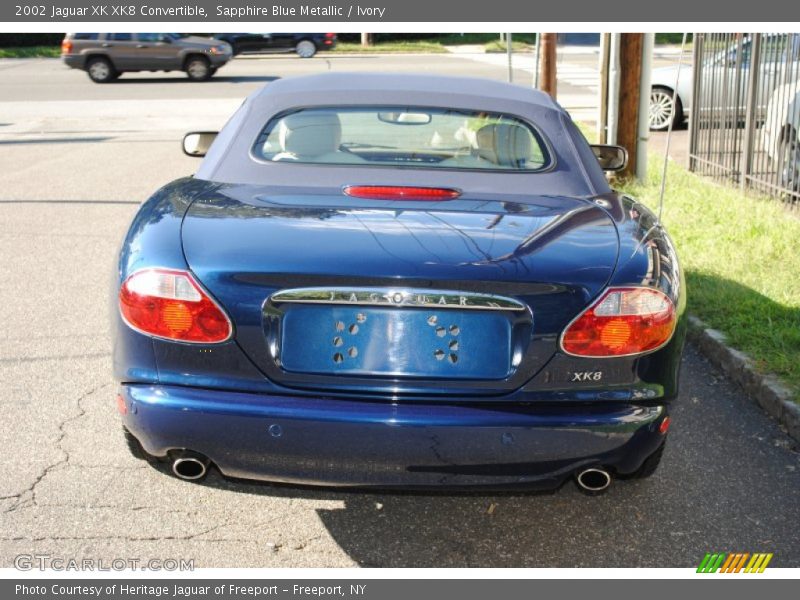 Sapphire Blue Metallic / Ivory 2002 Jaguar XK XK8 Convertible