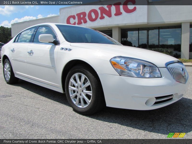 White Opal / Cocoa/Cashmere 2011 Buick Lucerne CXL