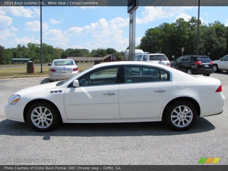 White Opal / Cocoa/Cashmere 2011 Buick Lucerne CXL