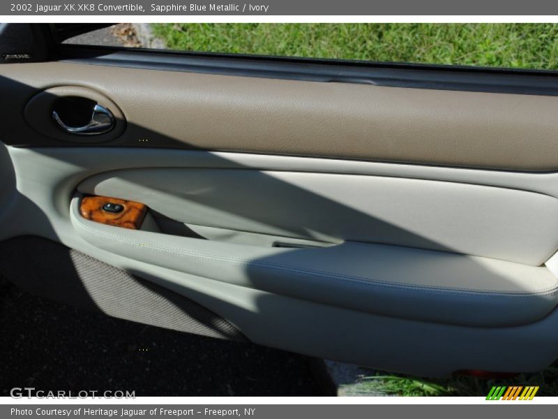 Sapphire Blue Metallic / Ivory 2002 Jaguar XK XK8 Convertible