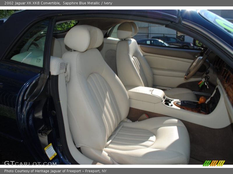 Sapphire Blue Metallic / Ivory 2002 Jaguar XK XK8 Convertible