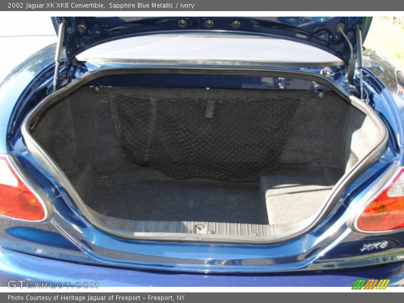 Sapphire Blue Metallic / Ivory 2002 Jaguar XK XK8 Convertible