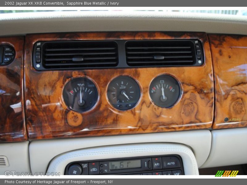 Sapphire Blue Metallic / Ivory 2002 Jaguar XK XK8 Convertible