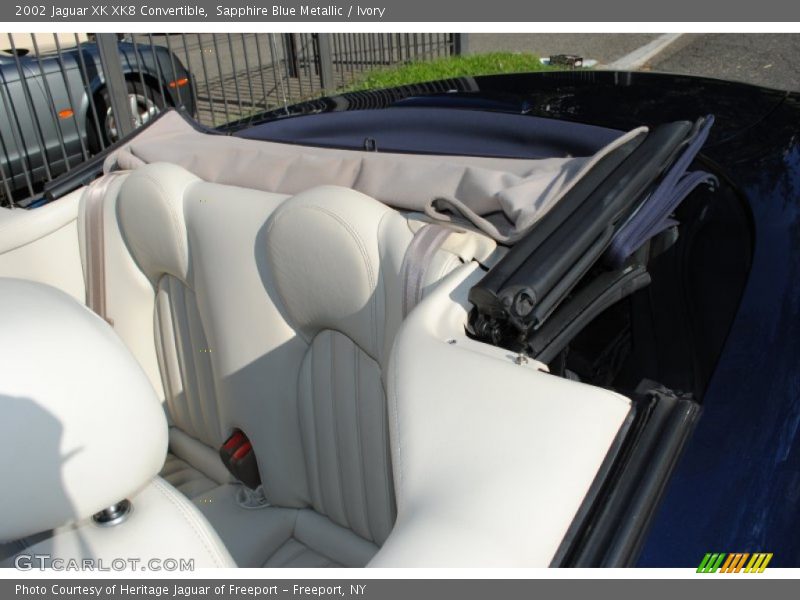 Sapphire Blue Metallic / Ivory 2002 Jaguar XK XK8 Convertible