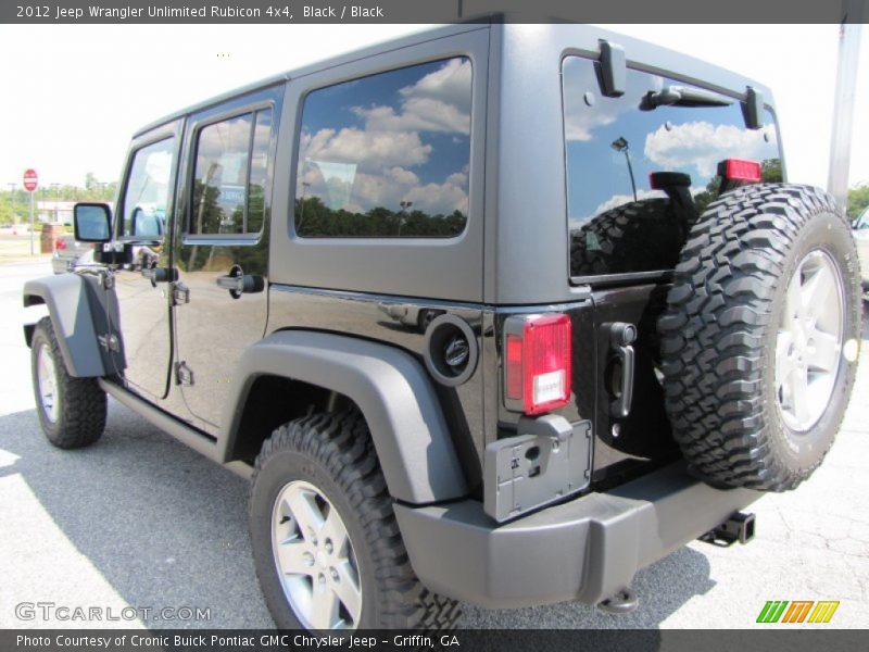 Black / Black 2012 Jeep Wrangler Unlimited Rubicon 4x4