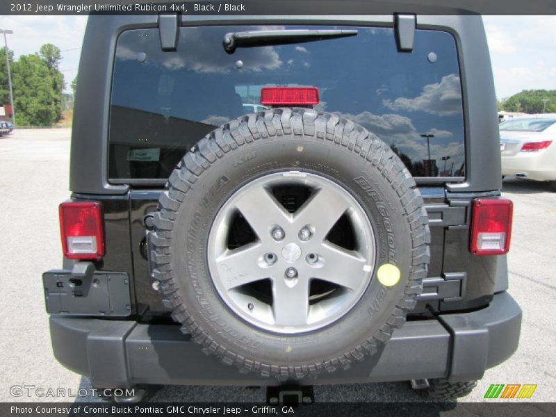 Black / Black 2012 Jeep Wrangler Unlimited Rubicon 4x4