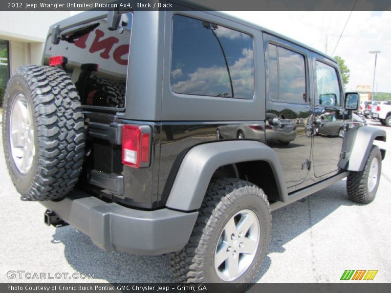 Black / Black 2012 Jeep Wrangler Unlimited Rubicon 4x4