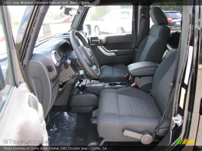 Black / Black 2012 Jeep Wrangler Unlimited Rubicon 4x4