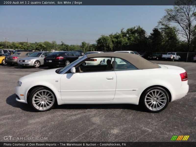  2009 A4 3.2 quattro Cabriolet Ibis White