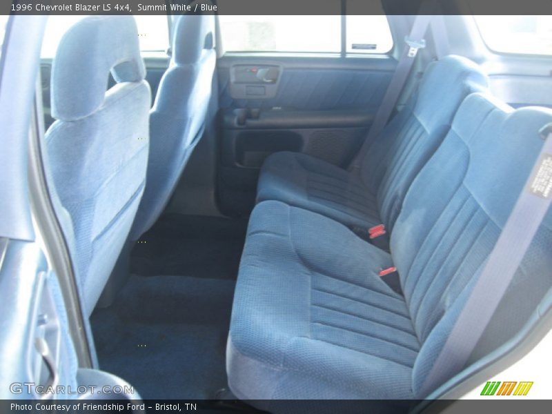  1996 Blazer LS 4x4 Blue Interior