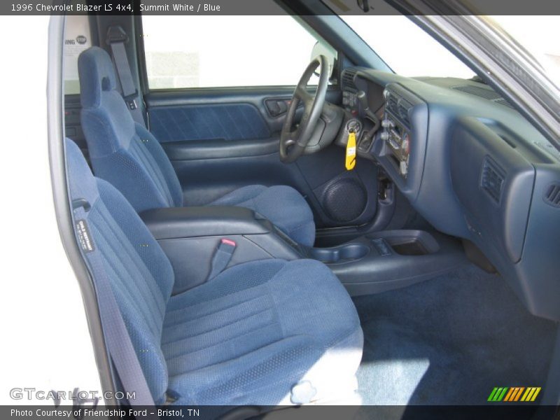  1996 Blazer LS 4x4 Blue Interior