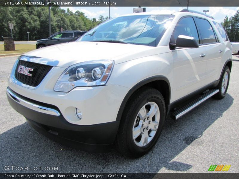 White Diamond Tintcoat / Light Titanium 2011 GMC Acadia SLE