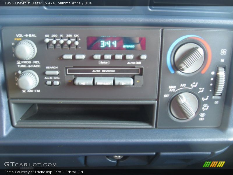 Audio System of 1996 Blazer LS 4x4