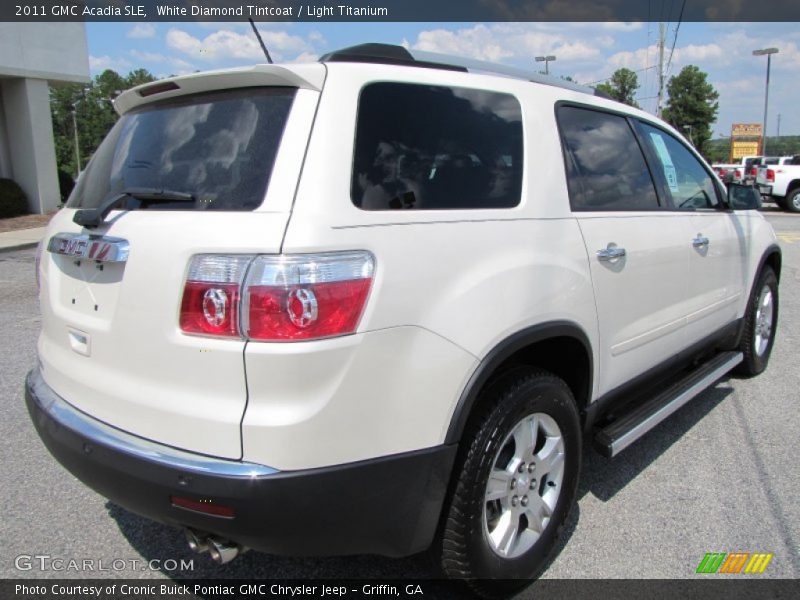 White Diamond Tintcoat / Light Titanium 2011 GMC Acadia SLE