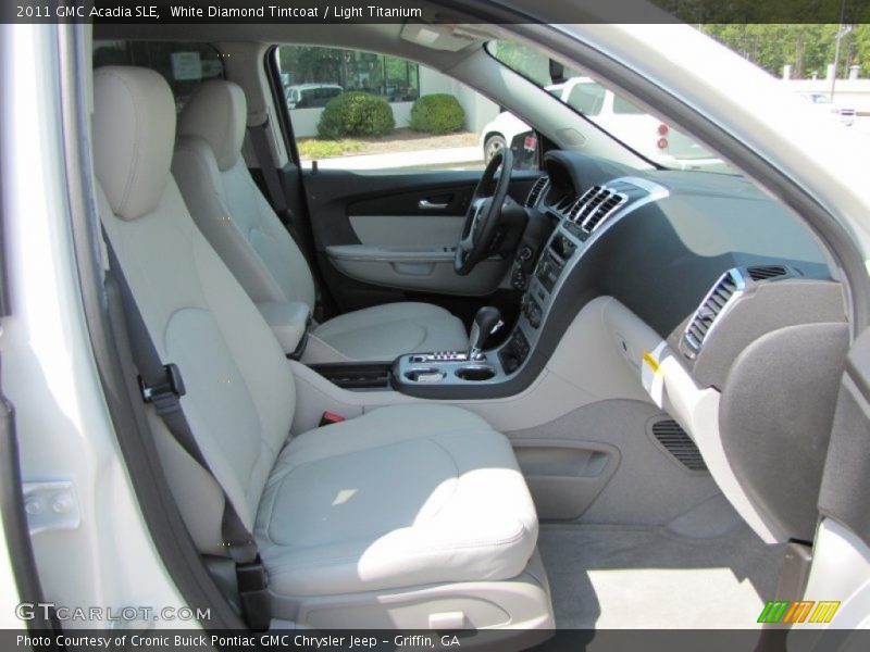 White Diamond Tintcoat / Light Titanium 2011 GMC Acadia SLE