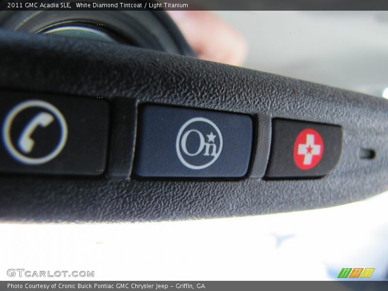 White Diamond Tintcoat / Light Titanium 2011 GMC Acadia SLE