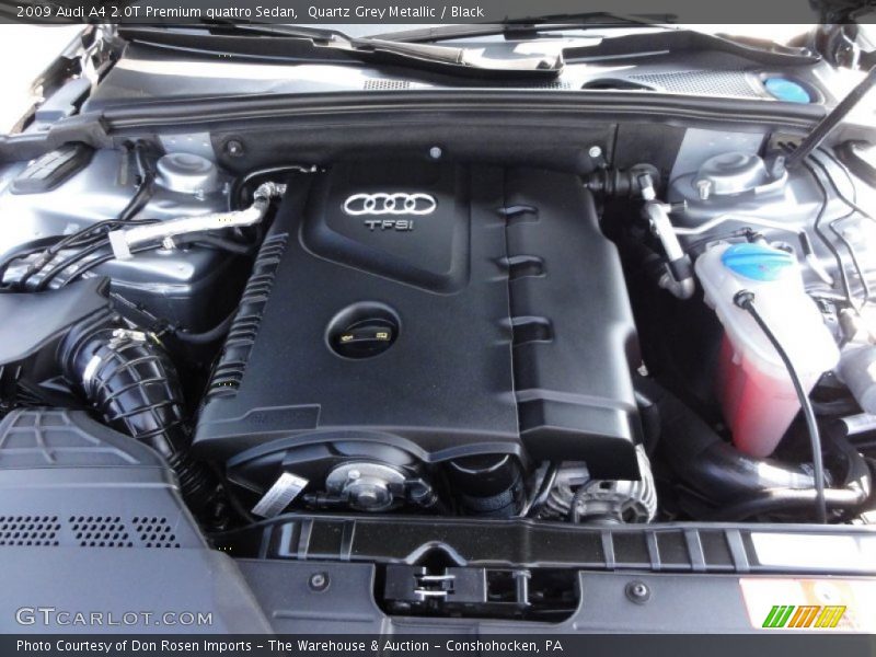  2009 A4 2.0T Premium quattro Sedan Engine - 2.0 Liter FSI Turbocharged DOHC 16-Valve VVT 4 Cylinder