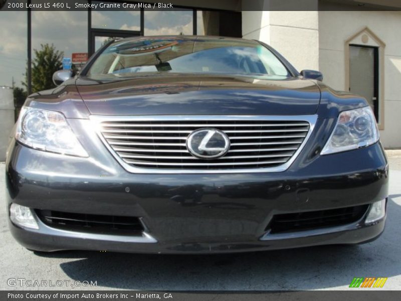 Smokey Granite Gray Mica / Black 2008 Lexus LS 460 L