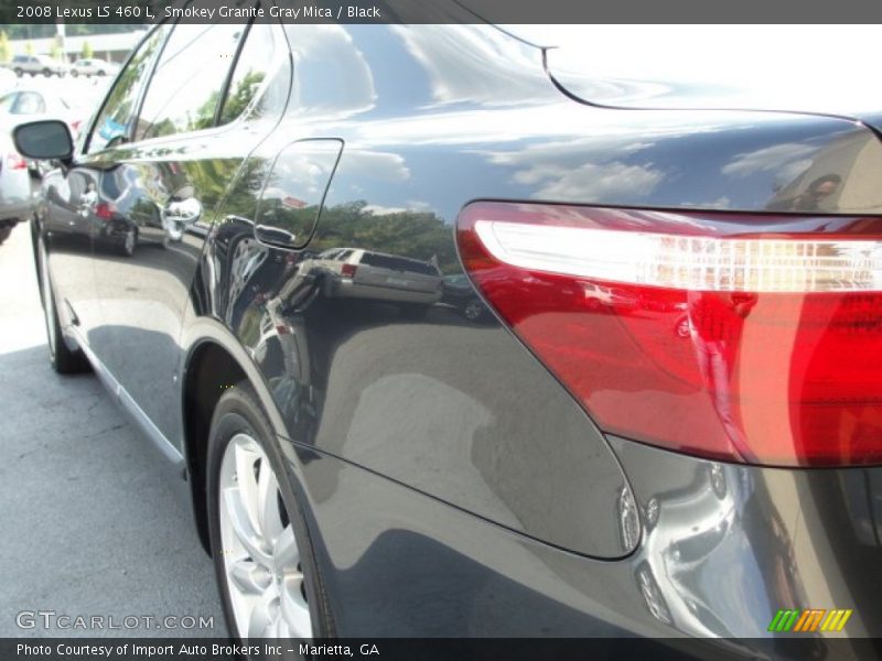 Smokey Granite Gray Mica / Black 2008 Lexus LS 460 L