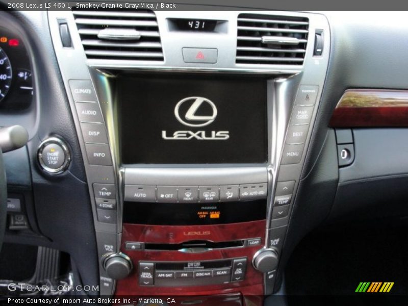 Smokey Granite Gray Mica / Black 2008 Lexus LS 460 L
