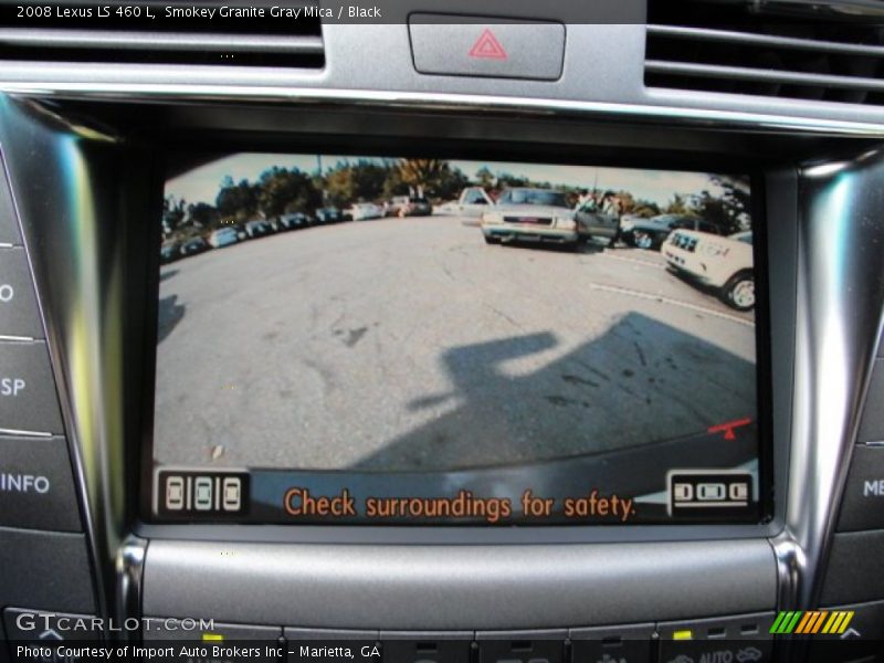 Smokey Granite Gray Mica / Black 2008 Lexus LS 460 L