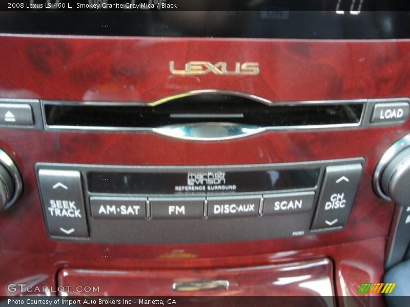 Smokey Granite Gray Mica / Black 2008 Lexus LS 460 L