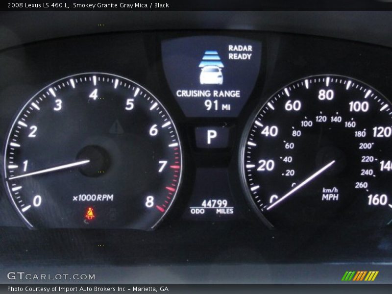  2008 LS 460 L 460 L Gauges