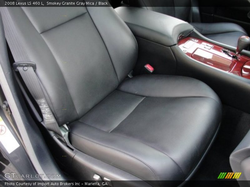 Smokey Granite Gray Mica / Black 2008 Lexus LS 460 L