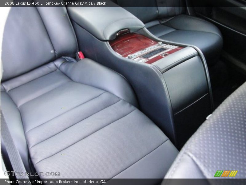 Smokey Granite Gray Mica / Black 2008 Lexus LS 460 L