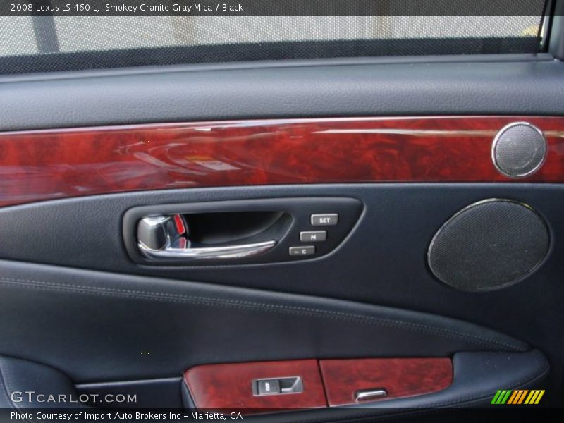 Smokey Granite Gray Mica / Black 2008 Lexus LS 460 L