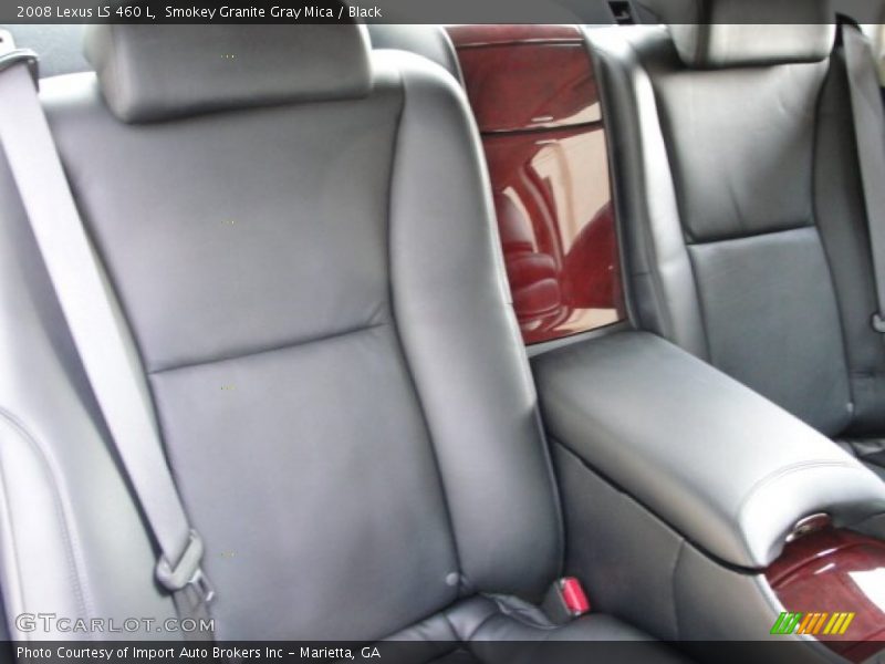 Smokey Granite Gray Mica / Black 2008 Lexus LS 460 L