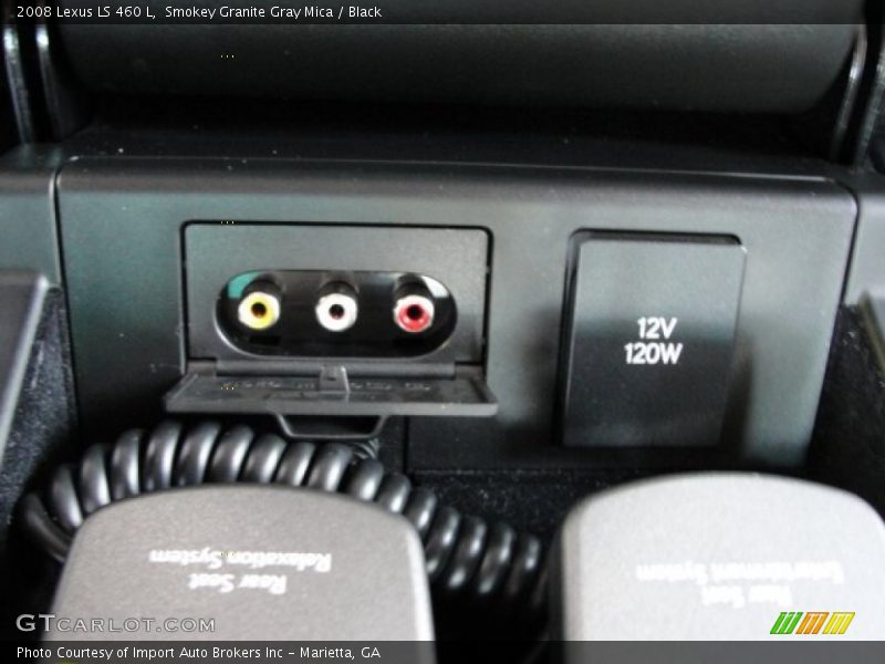 Smokey Granite Gray Mica / Black 2008 Lexus LS 460 L