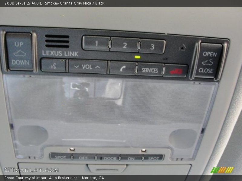 Smokey Granite Gray Mica / Black 2008 Lexus LS 460 L