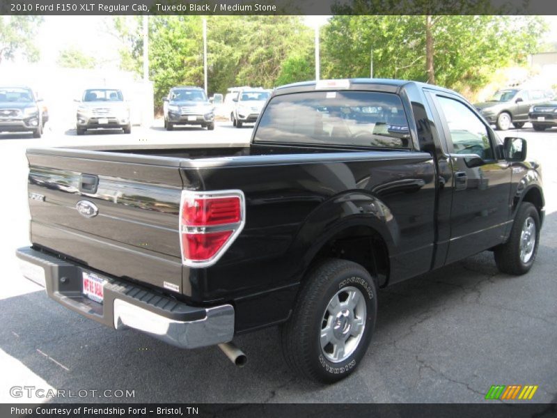 Tuxedo Black / Medium Stone 2010 Ford F150 XLT Regular Cab