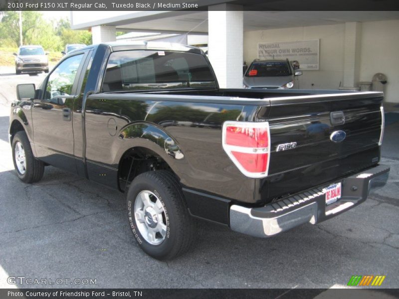 Tuxedo Black / Medium Stone 2010 Ford F150 XLT Regular Cab