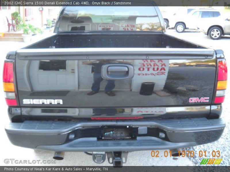 Onyx Black / Sandstone 2002 GMC Sierra 1500 Denali Extended Cab 4WD