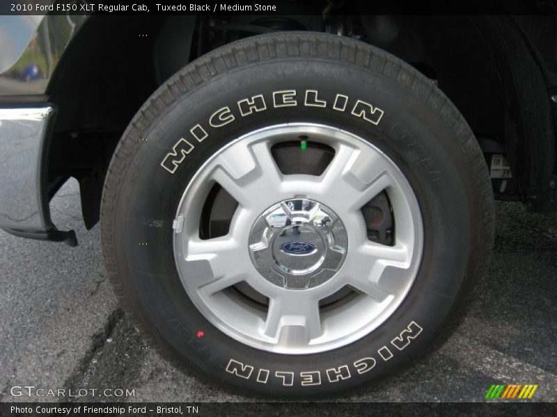 Tuxedo Black / Medium Stone 2010 Ford F150 XLT Regular Cab