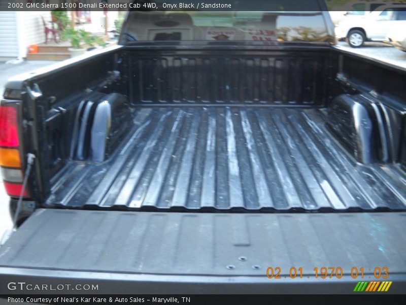 Onyx Black / Sandstone 2002 GMC Sierra 1500 Denali Extended Cab 4WD