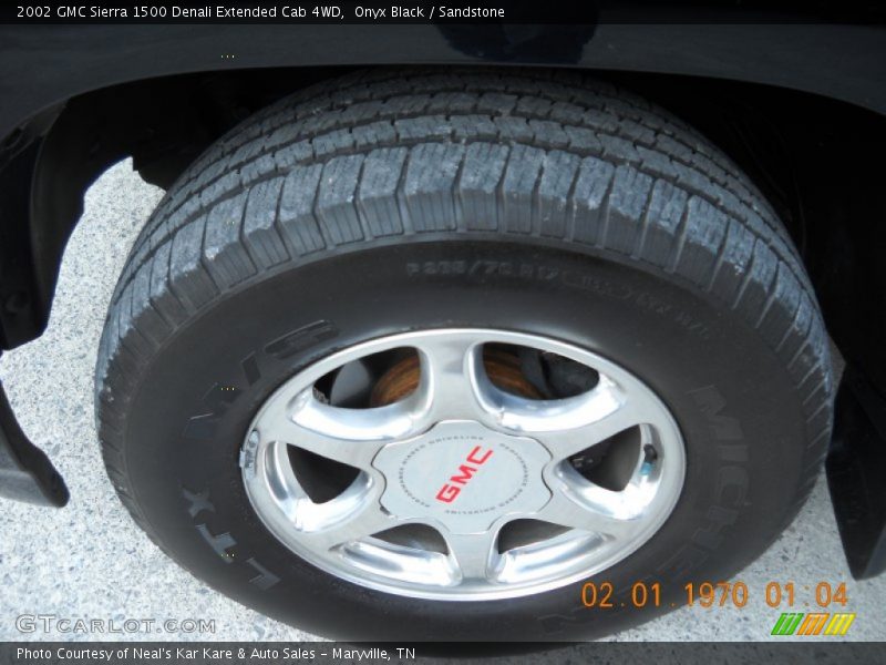 Onyx Black / Sandstone 2002 GMC Sierra 1500 Denali Extended Cab 4WD