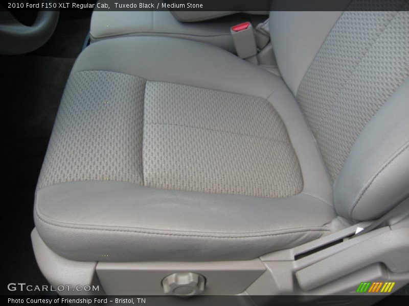 Tuxedo Black / Medium Stone 2010 Ford F150 XLT Regular Cab