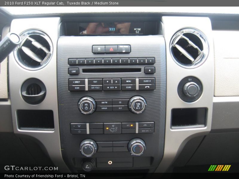 Tuxedo Black / Medium Stone 2010 Ford F150 XLT Regular Cab