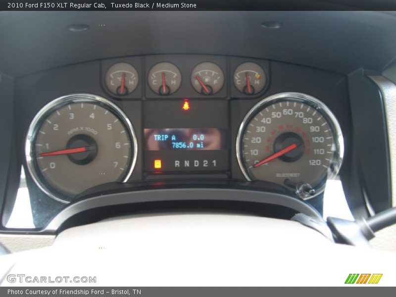 Tuxedo Black / Medium Stone 2010 Ford F150 XLT Regular Cab