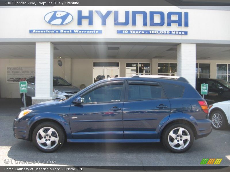 Neptune Blue / Graphite 2007 Pontiac Vibe